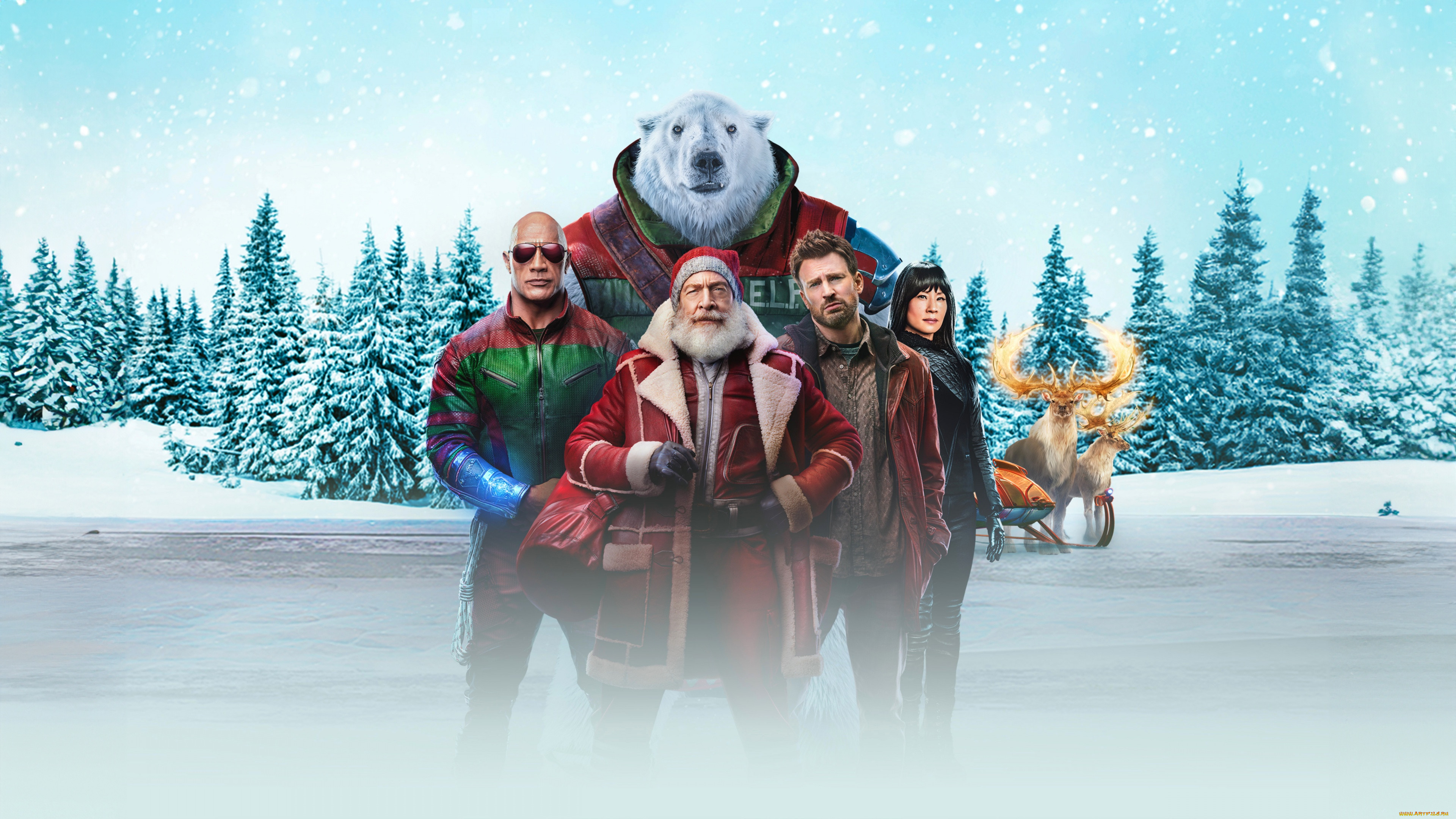 red one ,  2024 ,  , red one, , , , , , , , , dwayne, johnson, , , chris, evans, , , lucy, liu, j, k, simmons